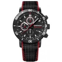 Wenger 01.1843.109 Roadster Black Night Chronograph 45mm 10ATM Detailphoto Wenger 01.1843.109 Roadster Black Night Chronograph 45mm 10ATM