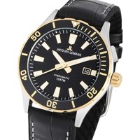 Jacques Lemans 1-2131C Hybromatic Herrenuhr 43mm 10ATM