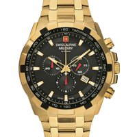 Timeshop24 Swiss Alpine Military 70439117 Chronograph Herrenuhr 46mm 10ATM
