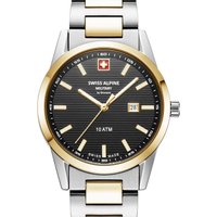Swiss Alpine Military 7767.1147 Damenuhr Argos bicolor schwarz 34mm 10ATM