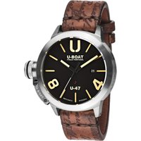 U-Boat 8105 Classico U-47 Automatik schwarz Herrenuhr 47mm 100M