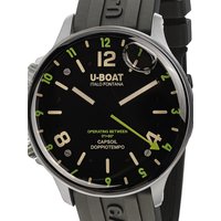 U-Boat 8838/A Capsoil Doppiotempo SS GMT Herrenuhr 45mm 10ATM