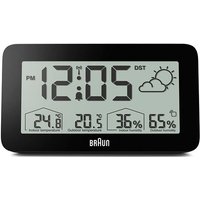 Braun BC13BP digitaler Wecker m. Wetterstation