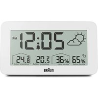 Braun BC13WP digitaler Wecker m. Wetterstation