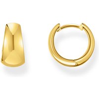 Thomas Sabo CR740-413-39 Bold - Vergoldete Trapez-Creolen 12 mm Damen