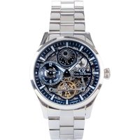Carl von Zeyten CVZ0063BLMS Freiburg Automatik Dual Time Herrenuhr 44mm