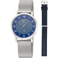 ETT Eco Tech Time ELS-11617-32MS Damenuhr Atacama Solar Funkuhr