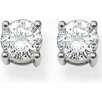 Thomas Sabo H1739-051-14 Ohrstecker weißer Stein Damen