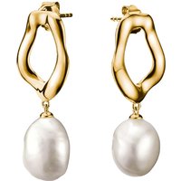 Thomas Sabo H2322-430-14 Ohrringe mit Perle Natural Beauty vergoldet Damen
