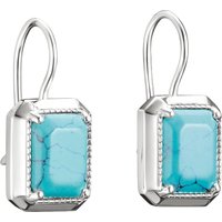 Thomas Sabo H2339-404-17 Ohrringe Oktagon Türkis Elyndra 13,5 mm Damen