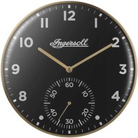Ingersoll IC003GB Wanduhr mit kleiner Sekunde im retro Look 30 cm