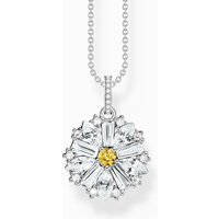Thomas Sabo KE2086-051-4-L45V Kette mit Blumen Anhänger silber Damen Thomas Sabo KE2086-051-4-L45V Kette mit Blumen Anhänger silber Damen