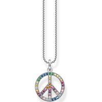 Thomas Sabo KE2170-318-7 Peace Rainbow Damen Halskette, verstellbar Thomas Sabo KE2170-318-7 Peace Rainbow Damen Halskette, verstellbar
