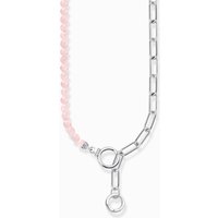 Thomas Sabo KE2193-035-9-L47V Silbernes Collier mit Gliederkettenelementen und rosa Beads Damen Thomas Sabo KE2193-035-9-L47V Silbernes Collier mit Gliederkettenelementen und rosa Beads Damen