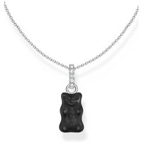 Thomas Sabo KE2209-052-11-L45V Kette mit schwarzem Goldbären Anhänger und Zirkonia Damen Thomas Sabo KE2209-052-11-L45V Kette mit schwarzem Goldbären Anhänger und Zirkonia Damen