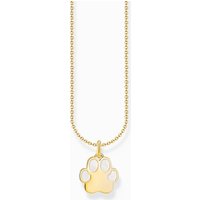 Thomas Sabo KE2266-427-14-L45V Vergoldete Kette mit Pfotenanhänger Damen Thomas Sabo KE2266-427-14-L45V Vergoldete Kette mit Pfotenanhänger Damen