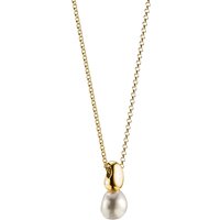 Thomas Sabo KE2318-430-14-L45V Kette mit Perlen-Anhänger Natural Beauty vergoldet Damen Thomas Sabo KE2318-430-14-L45V Kette mit Perlen-Anhänger Natural Beauty vergoldet Damen