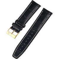 Rothenschild mid-17757 universal Ersatzband 22mm schwarz, goldene Schließe