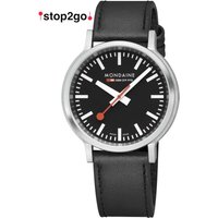 Mondaine MST.41020.LBV.2SE Herrenuhr SBB Stop2Go 41mm 3ATM