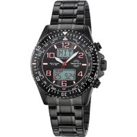 Master Time MTGA-10921-22M Herrenuhr Funk World Timer 44mm 5ATM