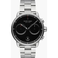 Nordgreen PI42SI3LSIBL Herrenuhr Pioneer Chronograph 42mm 10ATM
