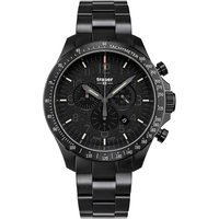 Traser H3 109466 P67 Officer Chronograph Black Steel Herrenuhr 46mm 10ATM