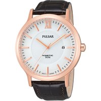Pulsar PAR184X1 Herrenuhr rosegold braun Kinetic 5 ATM Detailphoto Pulsar PAR184X1 Herrenuhr rosegold braun Kinetic 5 ATM