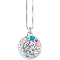 Thomas Sabo PE962-340-7 Silberner Kettenanhänger mit Glücksrad Damen Thomas Sabo PE962-340-7 Silberner Kettenanhänger mit Glücksrad Damen