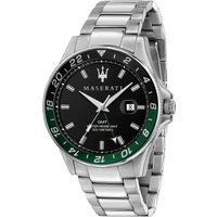 Maserati R8853140005 Sfida GMT Herrenuhr 44mm 10ATM