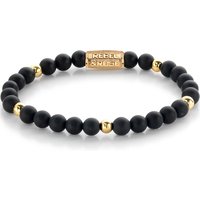 Rebel & Rose Armband Matt Black Madonna RR-60078-G-M Unisex