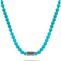 Rebel & Rose NL034-S-70 Turquoise Delight Herren Halskette 70cm