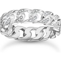 Thomas Sabo TR2500-051-14-54 Ring – Kettenglieder weiße Steine silber Damen Thomas Sabo TR2500-051-14-54 Ring – Kettenglieder weiße Steine silber Damen