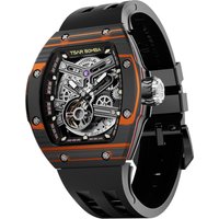 Tsar Bomba TB8218CF-BlackOrange Herrenuhr Atomic Twin austauschbare Automatikuhr 45mm 10ATM
