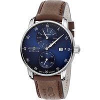 Zeppelin 8622-3 New Captains Line Automatik Herrenuhr 43mm 5ATM