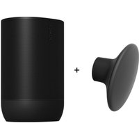 Sonos Set - mit Move 2 und Wandhalterung - Schwarz