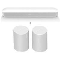 Sonos Entertainment Set - mit Beam (2. Gen.) und 2 Era 100 - Weiß