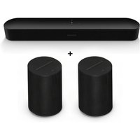 Sonos Entertainment Set - mit Beam (2. Gen.) und 2 Era 100 SL - Schwarz