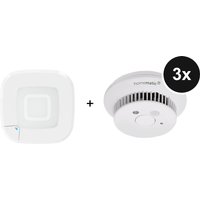 Homematic IP Starter Set mit 3 Rauchwarnmeldern - mit Access Point 2