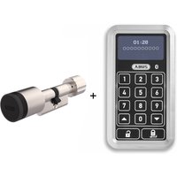 ABUS Set - mit CYLOX™ One 30 / 35 Smarter Türzylinder + HomeTec Pro Bluetooth-Tastatur CFT3100