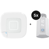 Homematic IP Starter Set Heizen mit 5 Heizkörperthermostaten Evo - mit Access Point 2