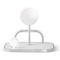 Zens 4-1 Wireless Charger - Verstellbare 4-in-1 Ladestation mit Qi2 - Weiß