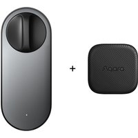 Aqara Smart Lock U200 Lite Kit + gratis NFC Sticker Cards und Zubehör - Schwarz