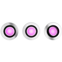 Philips Hue White & Color Ambiance Centura Einbauspot 3 flg. - silber