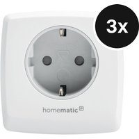 Homematic IP Schalt-Mess-Steckdose - 3er-Set