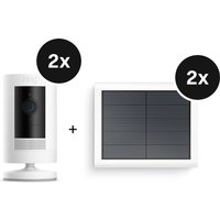 Ring Stick Up Cam Battery 2er-Set + Solar Panel (USB-C) 2er-Set