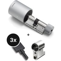 Netatmo Smart Doorlock + Smart Key 3er-Set + Erweiterungs-Kit 50 mm