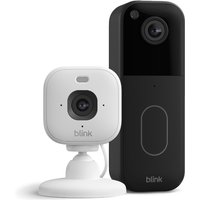 Blink Set - mit Mini 2K+ Kamera + Video Doorbell 2 - Weiß