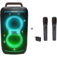 JBL Set - mit tragbarem Partylautsprecher PartyBox 520 + PartyBox Wireless Microphone Set