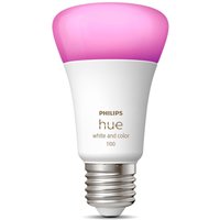 Philips Hue White and Color Ambiance E27 75W LED Lampe - Weiß