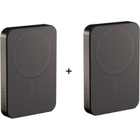 Zens Powerbank Pro 1 - Kompakter Zusatzakku mit 10.000 mAh, 15W - 2er-Set
